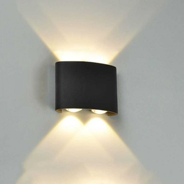 Aplica led exterior 4w neagra