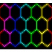 Tavan honeycomb led RGB 14 hexagoane