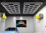 Tavan led honeycomb 14 hexagoane