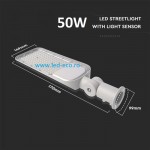 Lampa stradala led 50w cu senzor